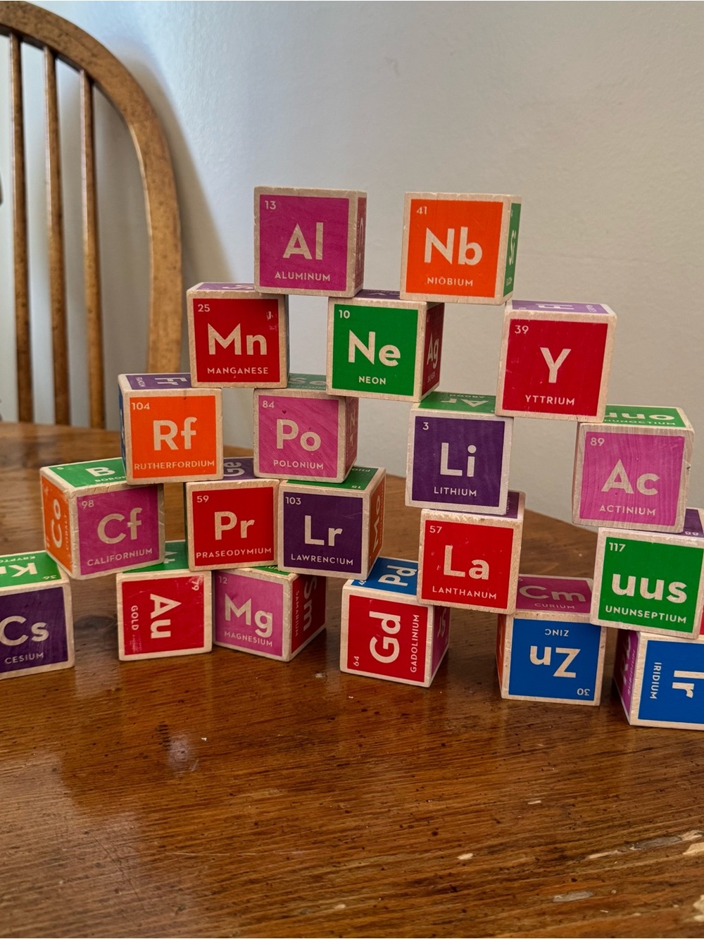Uncle Goose Periodic Table Blocks 20 Total Toy Blocks
They do have some nicks an